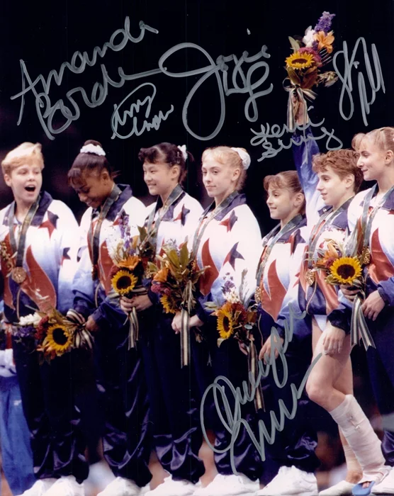 1996 US Olympic Gymnastics Team autograph