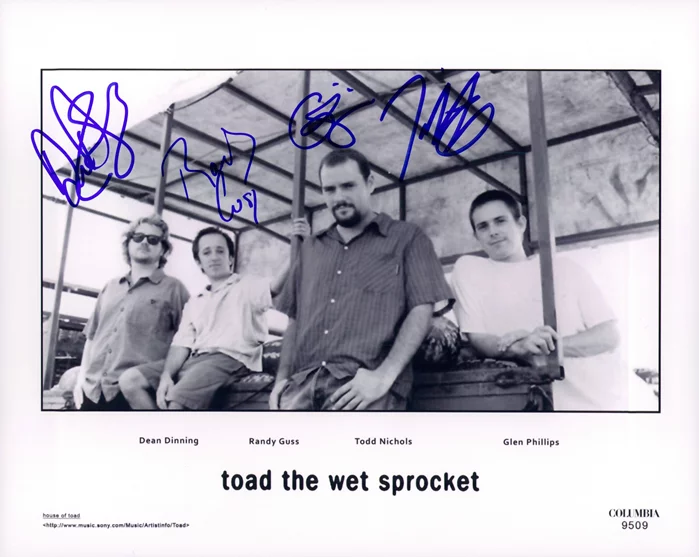 Toad the Wet Sprocket autograph