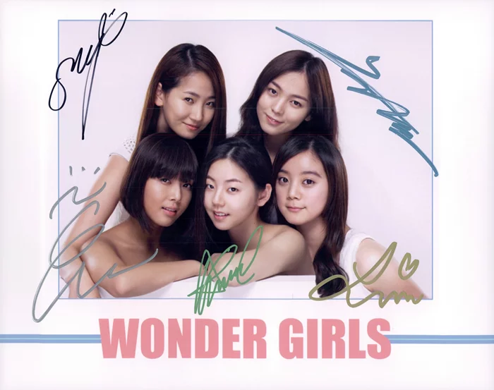Wonder Girls autograph