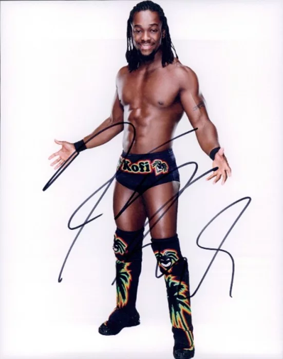 Kofi Kingston autograph