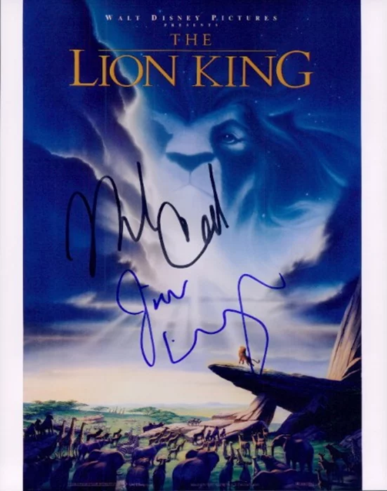 The Lion King autograph