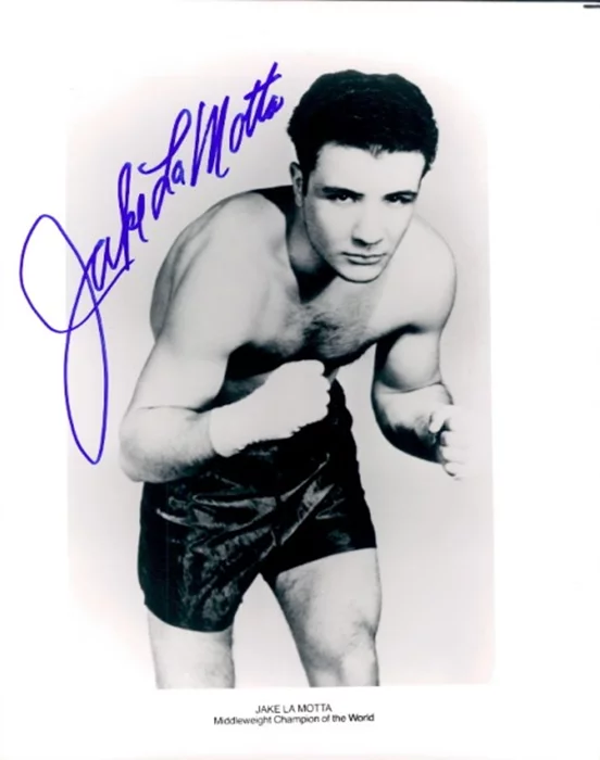 Jake La Motta autograph