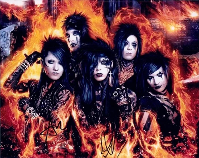 Black Veil Brides autograph