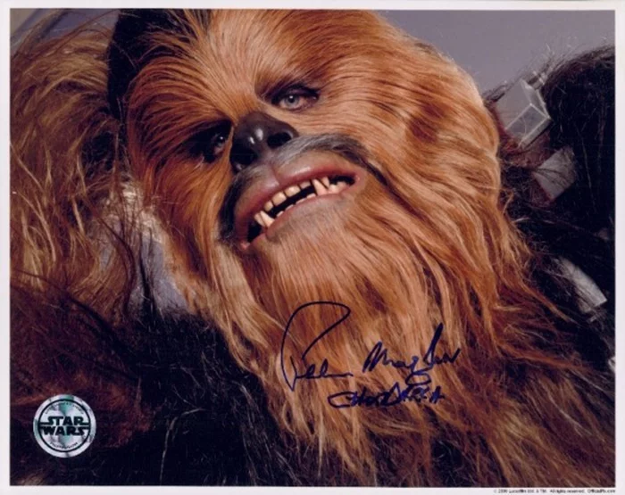 Peter Mayhew autograph