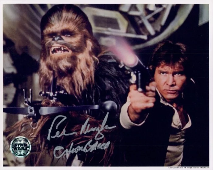 Peter Mayhew autograph