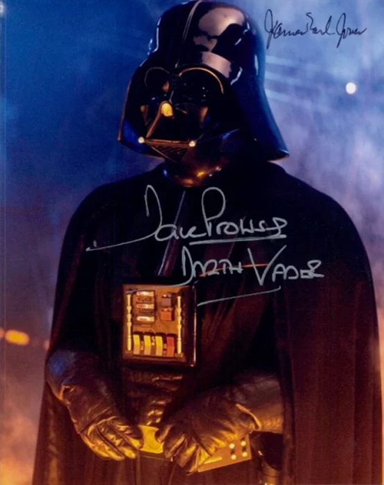 Darth Vader autograph