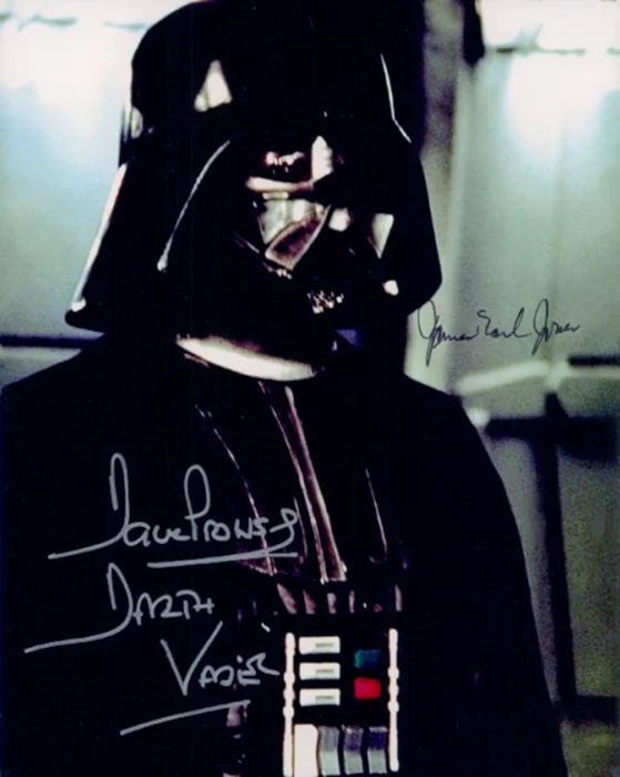 Darth Vader autograph