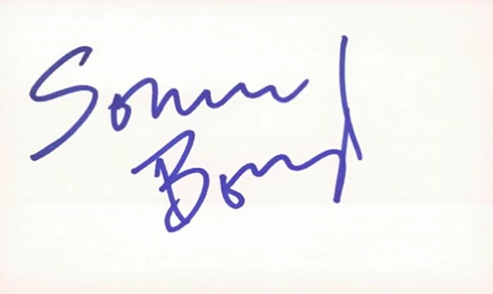 Sonny Bono autograph