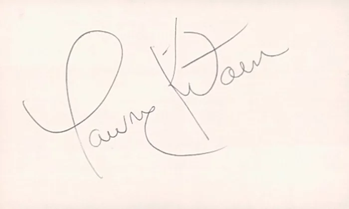 Tawny Kitaen autograph