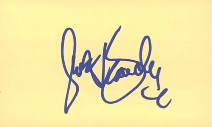 George Kennedy autograph