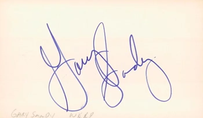 Gary Sandy autograph