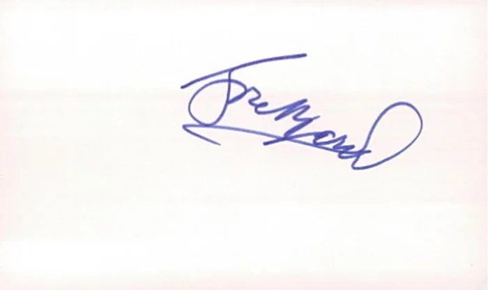 Rose Marie autograph