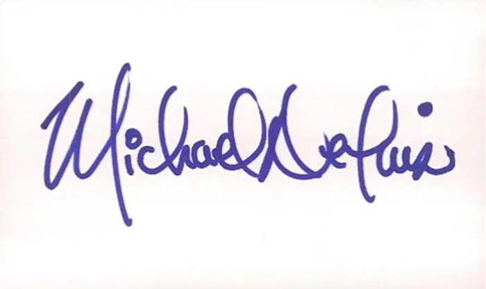 Michael DeLuise autograph