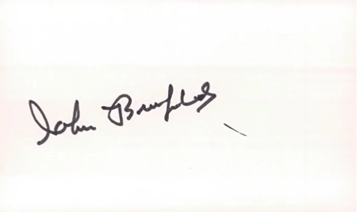 John Bromfield autograph