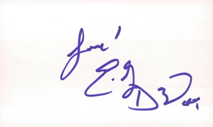 E.G. Daily autograph