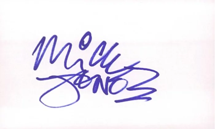 Mick Jones autograph