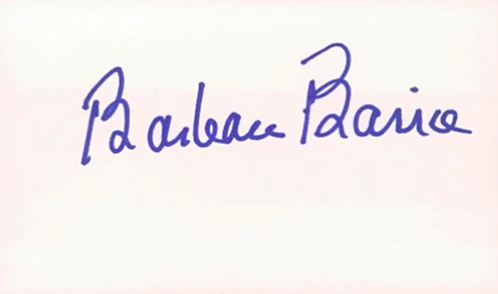 Barbara Barrie autograph