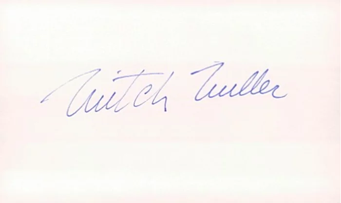 Mitch Miller autograph