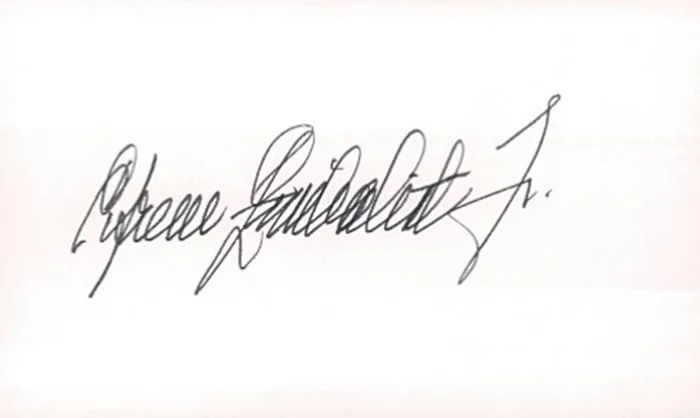 Efrem Zimbalist, Jr. autograph