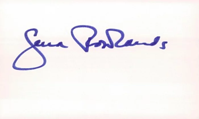 Gena Rowlands autograph