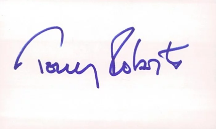 Tony Roberts autograph