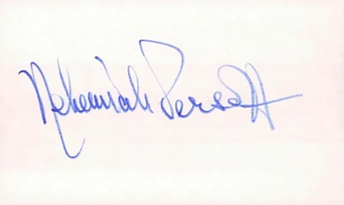 Nehemiah Persoff autograph