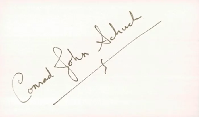 John Schuck autograph