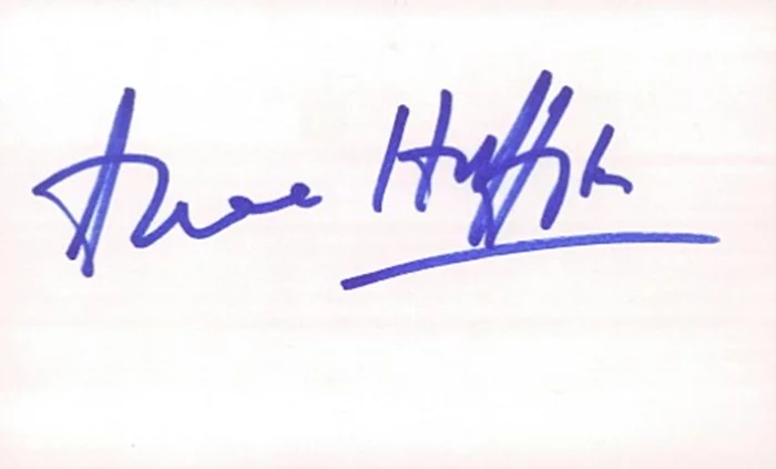 Arianna Huffington autograph