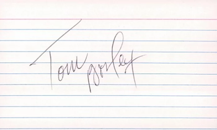 Tom Bosley autograph