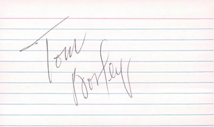 Tom Bosley autograph