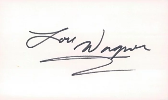 Lou Wagner autograph