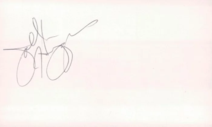 Joel Higgins autograph