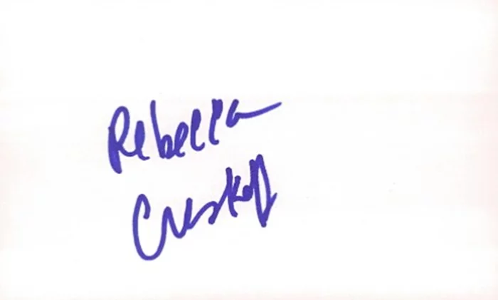 Rebecca Creskoff autograph