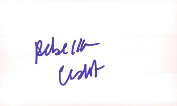 Rebecca Creskoff autograph