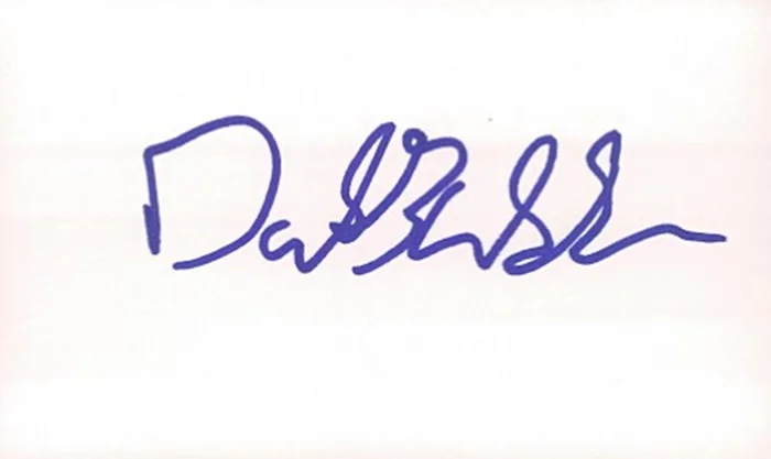 David Walton autograph