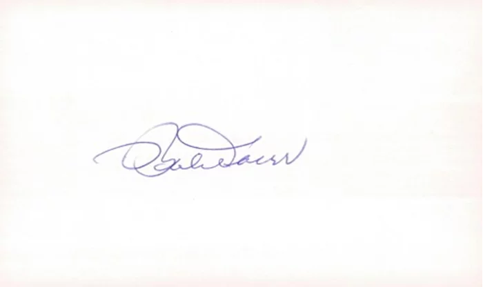 Bobby Doerr autograph
