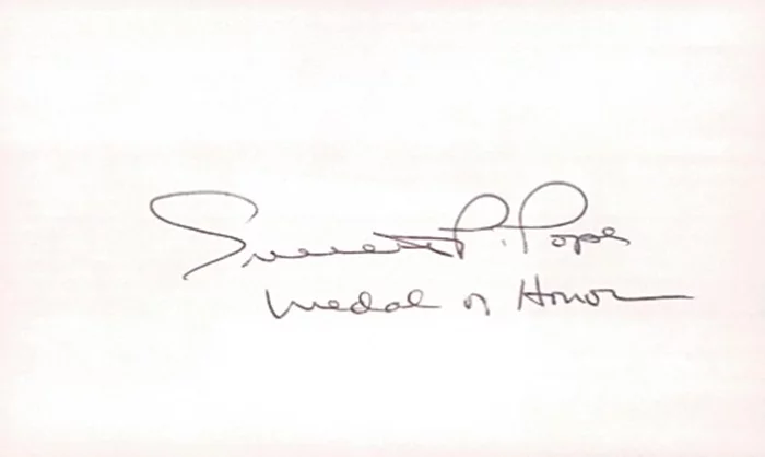 Everett Pope autograph