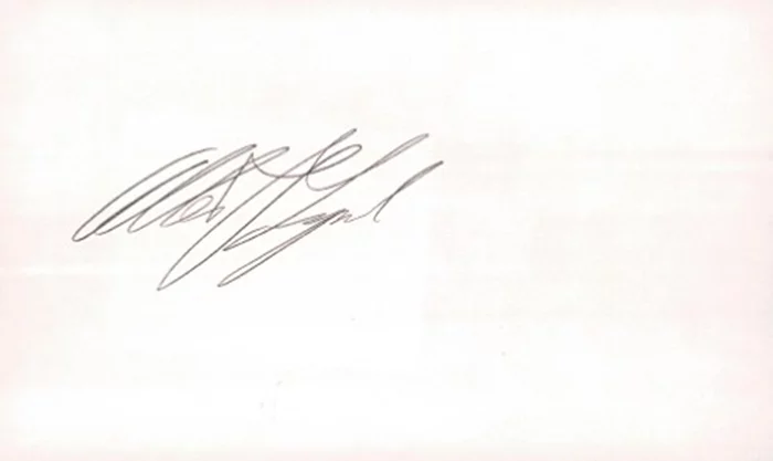 Allen Lynch autograph