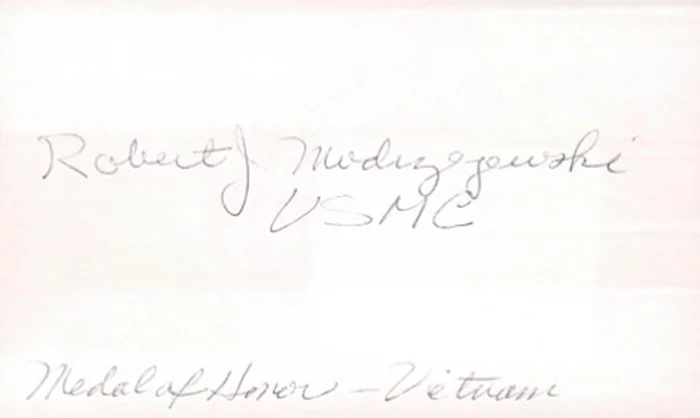 Robert J. Modrzejewski autograph