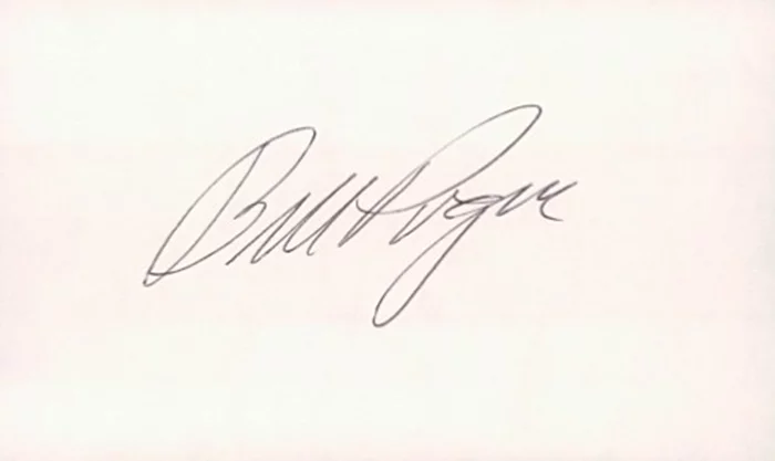 Bill Pogue autograph
