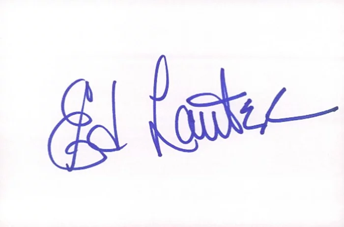 Ed Lauter autograph