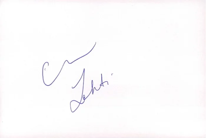 Christine Lahti autograph