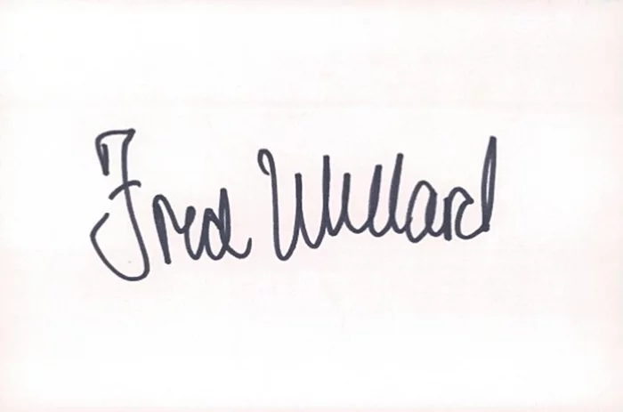 Fred Willard autograph