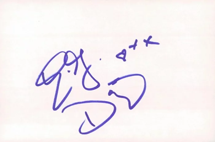 E.G. Daily autograph