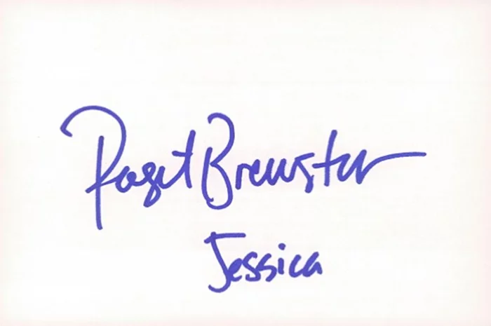Paget Brewster autograph