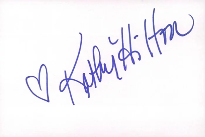 Kathy Hilton autograph