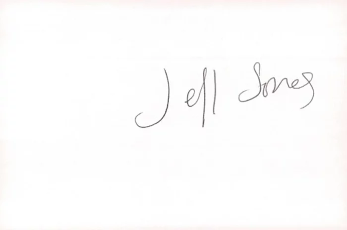 Jeffrey Jones autograph