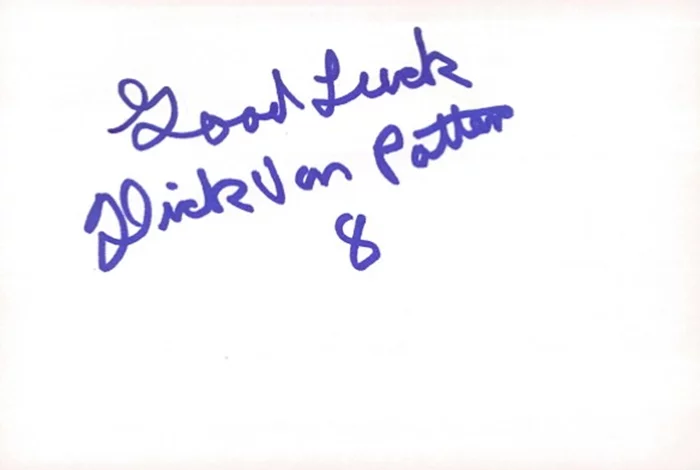 Dick Van Patten autograph