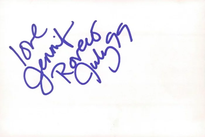 Jennifer Rovero autograph