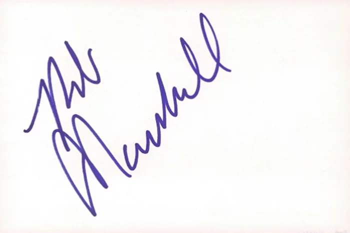 Rob Marshall autograph